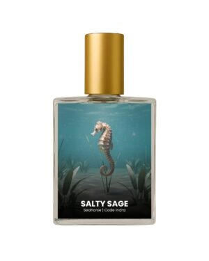 Zoologist Seahorse inspired perfume India – Salty Sage by Code Indra