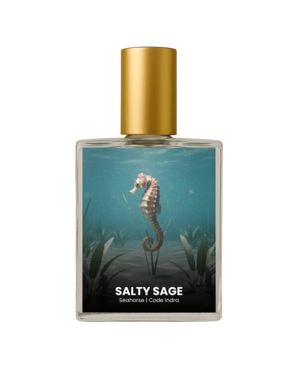 Zoologist Seahorse inspired perfume India – Salty Sage by Code Indra