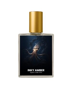 Zoologist Squid inspired perfume India – Inky Amber by Code Indra