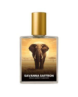 Memo African Leather inspired perfume India – Savanna Saffron by Code Indra