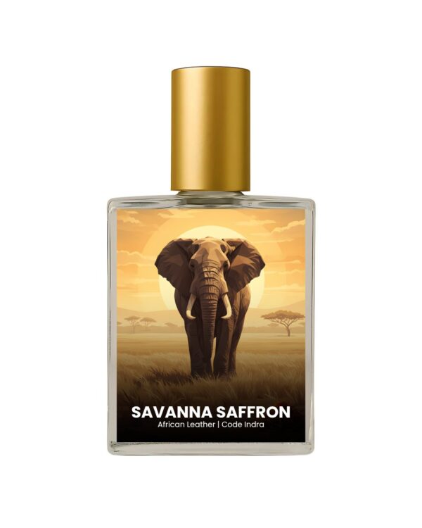 Memo African Leather inspired perfume India – Savanna Saffron by Code Indra